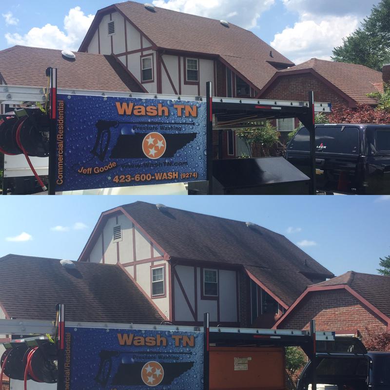 cleaning roof in kingsport