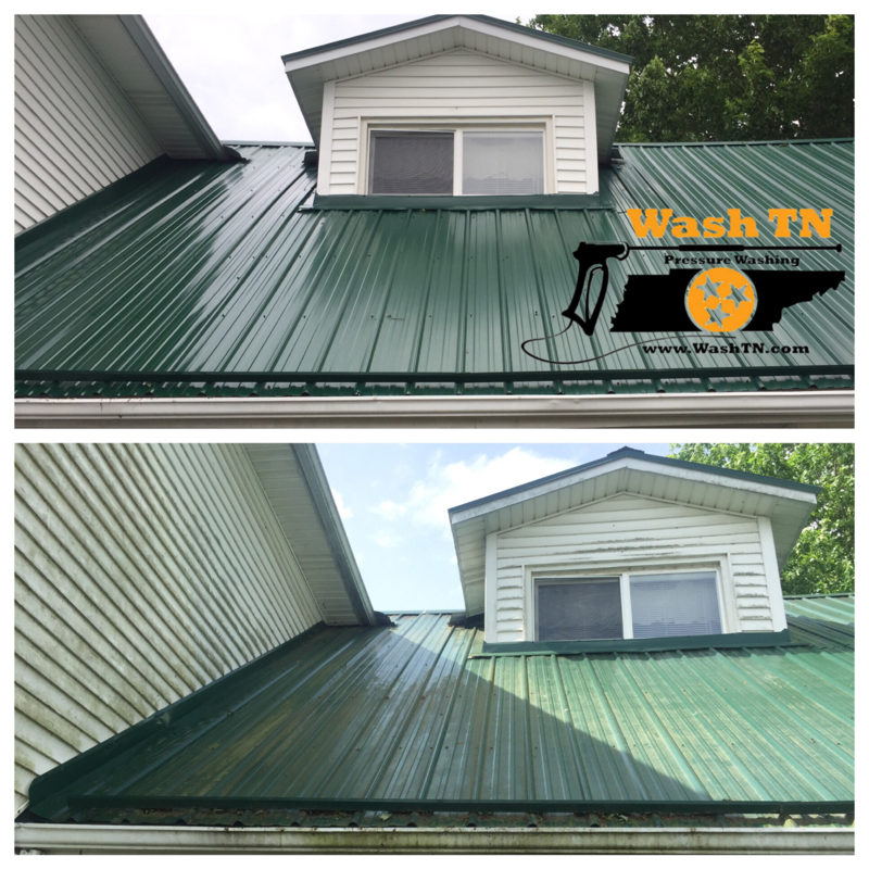 metal roof cleaning in kingsport