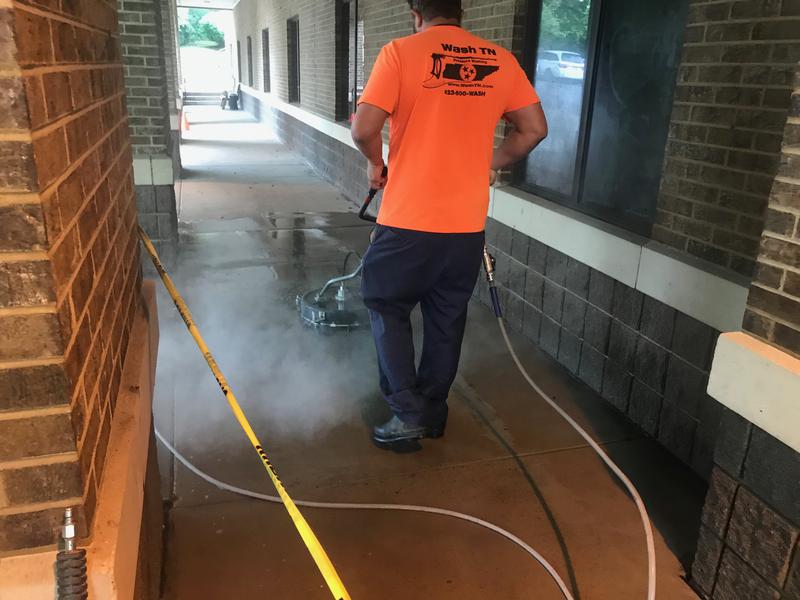 hot water concrete cleaning kingsport
